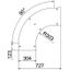 LBD 90 300 R3 A2 90° bend cover with turn buckle B300 thumbnail 2