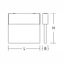 HALYXX, 2,5 W, white, on/off Ceiling luminaires, L 233 B 40 H 180, SBS thumbnail 3