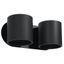WALL LAMP ORBIS 2 BLACK G9 2X40W IP20 thumbnail 1