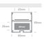 SURFACE PROFILE 2m FOR 45mm STRIPS + PC OPAL DIFF thumbnail 2