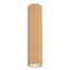 CYLINDRICAL TUBE WITH VERTICAL GROOVING, GOLD COLOUR, CARBON SERIES thumbnail 1