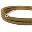 Creative-Tube flexible conduit, Rayon ZigZag Gold and Black RZ24 fabric covering, diameter 20 mm thumbnail 1