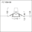 DIAMO MD DEEP SOURCE FRAME Q1 WH WH - Installation frame thumbnail 2