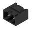PCB plug-in connector, male header, closed side, THT/THR solder connection, 5.08 mm, Number of poles: 2, 90°, Solder pin length (l): 3.2 mm, tinned, black, Box thumbnail 2