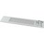 XME0404CV Front cover, +mounting kit, vertical, empty, HxW=100x425mm, grey thumbnail 3