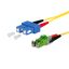 OpDAT patch cord SC-D/E2000-D APC OS2, 1.0 m thumbnail 1