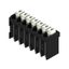 Printed circuit board terminals, 3.50 mm, Number of poles: 7, 180°, Solder pin length (l): 1.5 mm, black, PUSH IN with actuator, Clamping range, max. : 1.5 mm², Tube thumbnail 2