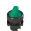Long handle selector, 2 positions green with marking thumbnail 1