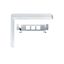CROSSIGN 110 P MS90° bracket WH - Surface-mount bracket thumbnail 1
