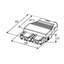 Coupler 6p plug str-rel, 3+3 wht/blu thumbnail 2