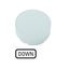 M22-XDLH-W-GB4 Button lens, raised white, DOWN thumbnail 3