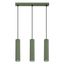 Elegant KARBON pendant lamp with three pendants and an olive ceiling plate 3xGU10 thumbnail 9