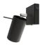 RING BLACK WALL LAMP WITH SWITCH GU10 1X40W IP20 thumbnail 1