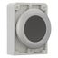 M30C-FD-S Pushbutton, RMQ-Titan, Flat, momentary, black, Blank, Metal bezel thumbnail 7