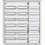 U63 U Compact distribution board, Flush mounting, 216 SU, Isolated (Class II), IP31, Field Width: 3, Rows: 6, 984 mm x 810 mm x 120 mm thumbnail 1