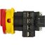 P1-32/EA/SVB/N Main switch, P1, 32 A, flush mounting, 3 pole + N, Emergency switching off function, With red rotary handle and yellow locking ring, Lockable in the 0 thumbnail 23