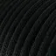 Cotton Charcoal Black Textile Cable - The Original Creative-Cables - RC04 round 2x0.75mm / 3x0.75mm thumbnail 2