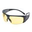 3M™ SecureFit™ Safety Glasses, Grey frame, Scotchgard™ Anti-Fog, Amber thumbnail 2