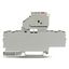 4-conductor fuse terminal block with pivoting fuse holder with end pla thumbnail 1
