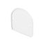 GLENOS end cap for industrial profile dome,matt white,2 pcs. thumbnail 1
