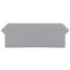 End and intermediate plate 2.5 mm thick gray thumbnail 3
