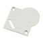 Profile end cap TBE Rund with longhole incl. screws thumbnail 1