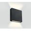 BLACK IP65 WALL RECESSED COB 2W WW 700mA DARK LIGHT thumbnail 1