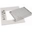 XMIX16/3__/04/06/F__/E+O/D Mounting kit, for IZMX16, 3p, fixed mounted design, WxD=425x600mm, +door, grey thumbnail 1
