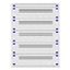 Distribution board insert KVN 60mm, 3-21K, 5-rows thumbnail 2