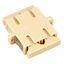 FO Coupler SC-Duplex,Plastic,MM , Ceramic,flange,beige,ECO thumbnail 2