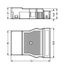 Strain relief housing 5-pole for 1 cable white thumbnail 3