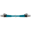 RJ45 male 0° / RJ45 male 0° shielded FRNC/LS0H 4x2xAWG27 bu UL 60m thumbnail 1