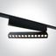 BLACK 12W CCTV 48V IP20 ADJUSTABLE FLAT MAGNETIC thumbnail 1