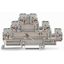 Component terminal block triple-deck with diode 1N4007 gray thumbnail 1