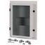 XTMPN4WCC-H550W425 Front cover for NZM4, withdrawable, H=550mm, W=425mm, IP55, grey thumbnail 1