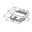 Coupler 6-POLE plug, STR.RELIEF, 4+2 thumbnail 2