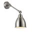 Modern Domino Wall Lamp Nickel thumbnail 4