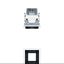 P-INF Q100H 750-930 LDO BK WH - LED ceiling-recessed luminaire thumbnail 1