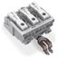 Lighting connector push-button, external with angled snap-in ground co thumbnail 2