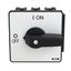 P3 On-off switch, 80 A,Flush mounting, 3 pole, Form E, Black, Short th thumbnail 3
