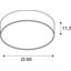 MEDO PRO 60 ceiling light, round, silver-grey, 2xT5 24W, 2xTC-L 24W, ESL thumbnail 2