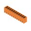 PCB plug-in connector, male header, closed side, THT solder connection, 3.81 mm, Number of poles: 11, 180°, Solder pin length (l): 3.2 mm, tinned, orange, Box thumbnail 2