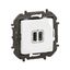 CHARGEUR 2XUSB TYPE A+C BLANC thumbnail 2