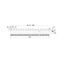 Busbar fork, 18mm, 3-pol. 10mmý, 1m, no break out version thumbnail 2