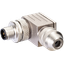 M12 male 90° A-cod. screw terminal 8-pol., max. 0.5mm², 6 - 8mm, shiel thumbnail 1