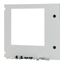 XTMPIX40FD-H550W600 Front door for IZMX40, fixed, HxW=550x600mm, IP55, grey thumbnail 5