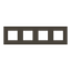 Frame 4-gang - ABB logo - Anthracite thumbnail 1