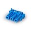 PCB coupler 3p socket horiz, N-latch, blue thumbnail 1