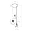 Pendant lamp ESTRIA 3P white/ultramarine thumbnail 4