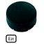 M22-XDH-S-D6 Button plate, raised black, ON thumbnail 1
